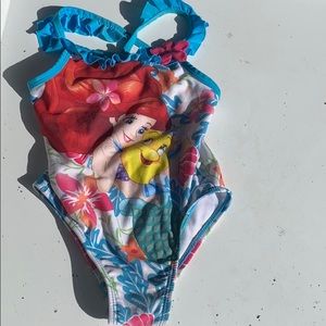 Disney little mermaid 2t one piece swim suit
